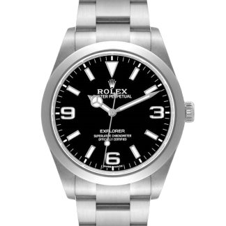 【Super Clone】Rolex Explorer 214270 Black Luminous Dial Stainless Steel 39MM Mens Replica Watch