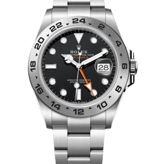 【Super Clone】Rolex Explorer II m226570 0002 Stainless Steel Black Dial 42MM Mens Replica Watch