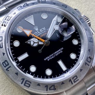 【Super Clone】Rolex Explorer II m226570 0002 Stainless Steel Black Dial 42MM Mens Replica Watch