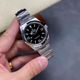 【Super Clone】Rolex Explorer SRL156 14270 Stainless Steel Black Dial 36MM Mens Replica Watch