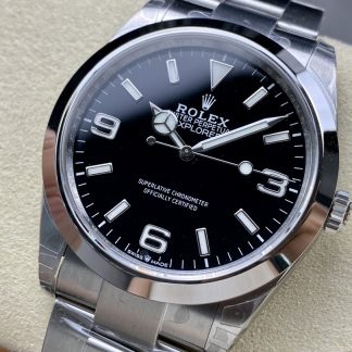 【Super Clone】Rolex Explorer SRL156 14270 Stainless Steel Black Dial 36MM Mens Replica Watch