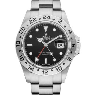 【Super Clone】Rolex Explorer II 16570 Stainless Steel Black Dial 40MM Mens Replica Watch