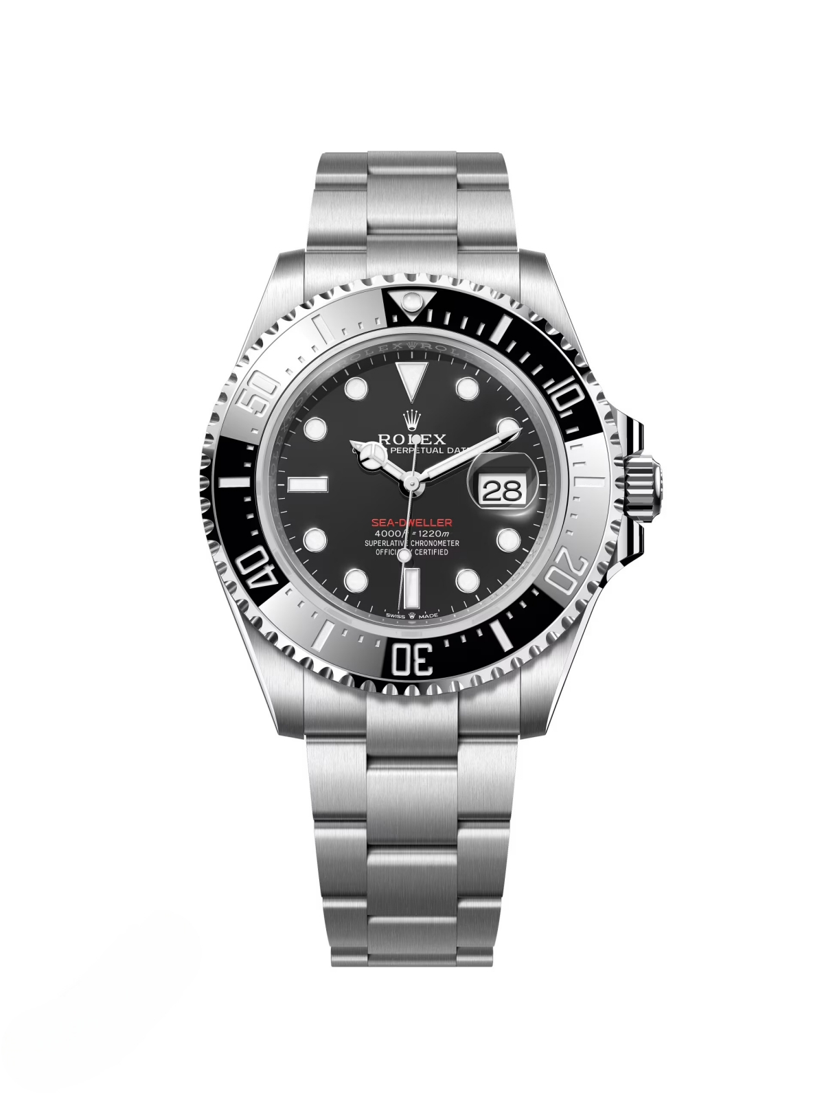 【Super Clone】Rolex Sea-Dweller 126600 43mm Black Dial Stainless Steel Mens Watch