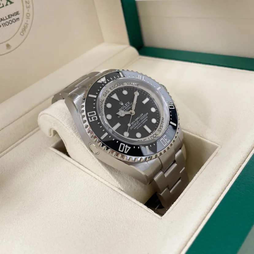 【Super Clone】Rolex Sea-Dweller Deepsea Challenge Black Dial 50mm RLX Titanium 126067-0002