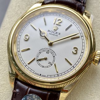 【Super Clone】Rolex 1908 Yellow Gold 52508 0006 39 mm Replica Watch