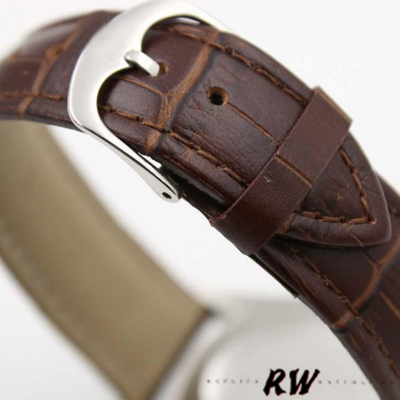 【Super Clone】Rolex Cellini Time 50509 Brown Leather Strap White Dial 39mm Mens Replica Watch