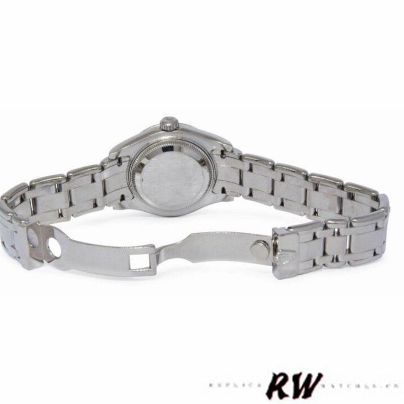 【Super Clone】Rolex Pearlmaster 80319 Silver Diamond Dial 29MM Lady Replica Watch