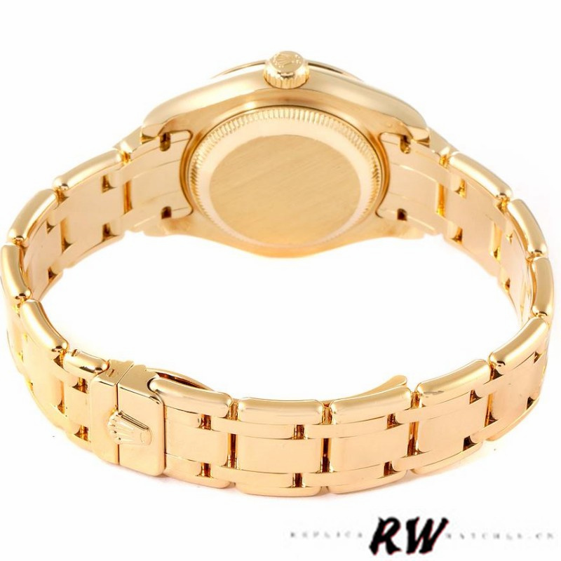 【Super Clone】Rolex Pearlmaster 80318 MOP Diamond Dial 29MM Lady Replica Watch