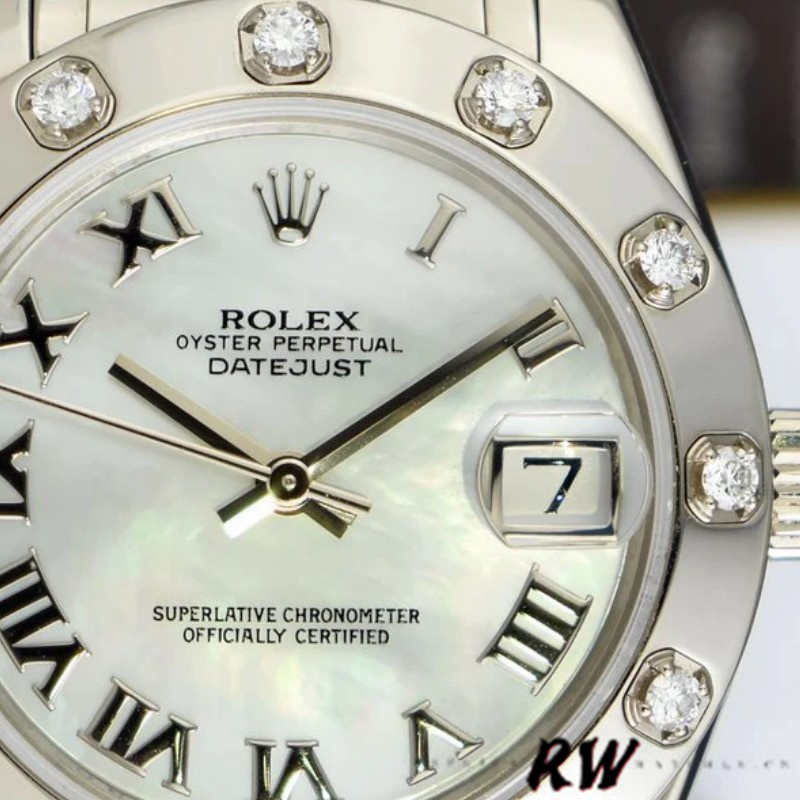 【Super Clone】Rolex Pearlmaster Midsize 81319 MOP Dial 34MM Lady Replica Watch