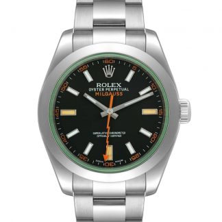 【Super Clone】Rolex Milgauss 116400GV Stainless Steel Black Dial 40MM Mens Replica Watch