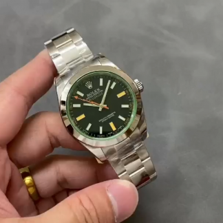 【Super Clone】Rolex Milgauss 116400GV Stainless Steel Black Dial 40MM Mens Replica Watch