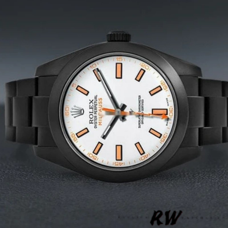【Super Clone】Rolex Milgauss PR116610 Pstainless steel White Dial 40MM Mens Replica Watch