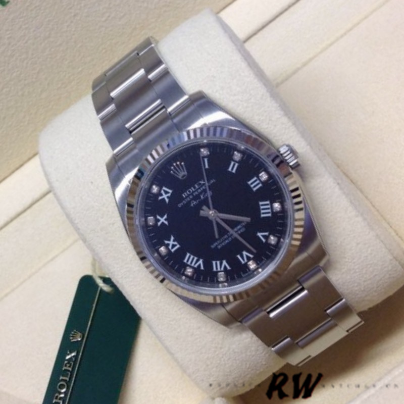 【Super Clone】Rolex Oyster Perpetual Air-King 114234 Blue Dial 34mm Unisex Replica Watch