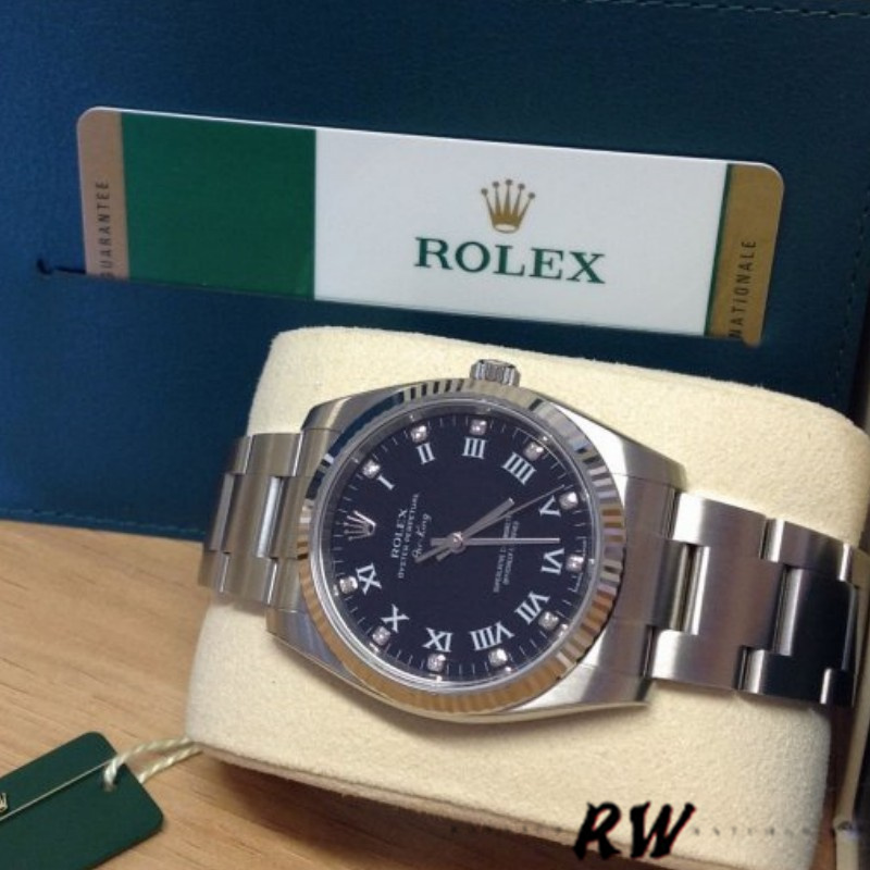 【Super Clone】Rolex Oyster Perpetual Air-King 114234 Blue Dial 34mm Unisex Replica Watch