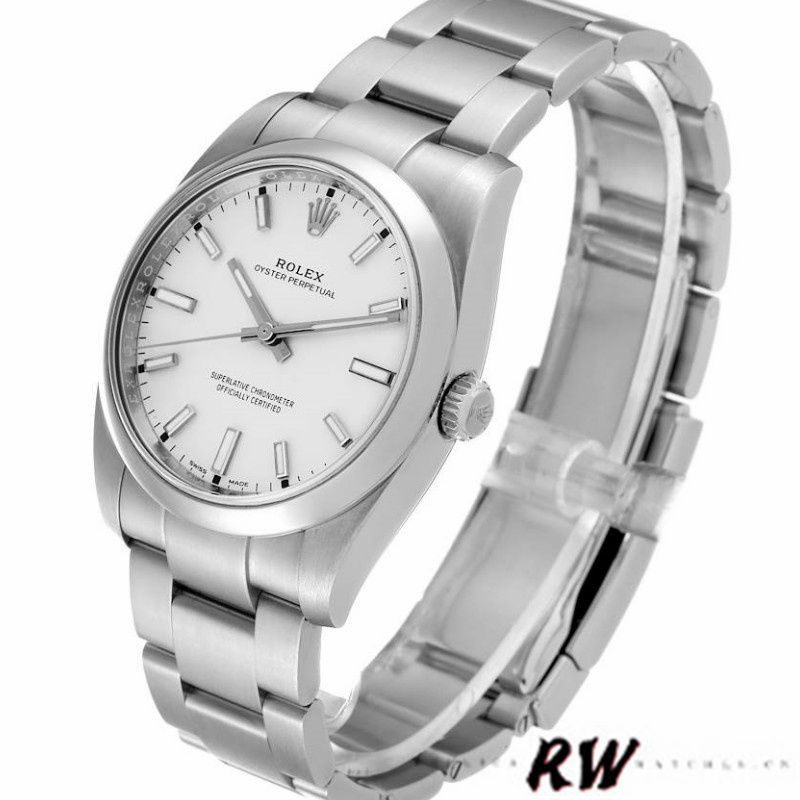 【Super Clone】Rolex Oyster Perpetual Air-King 114200 White Index Dial 34mm Unisex Replica watch