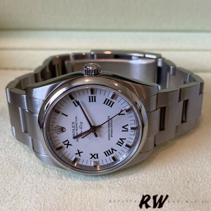 【Super Clone】Rolex Oyster Perpetual Air-King 114200 White Dial 34mm Unisex Replica Watch