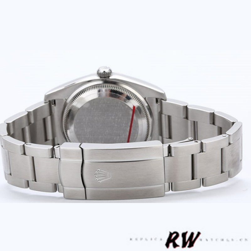 【Super Clone】Rolex Oyster Perpetual Air-King 114234 Silver Orange Arabic Dial 34mm Unisex Replica Watch