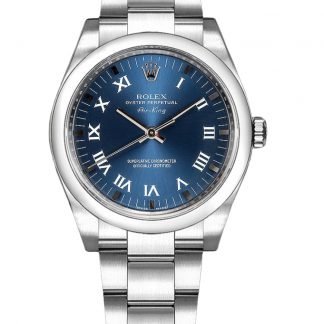 【Super Clone】Rolex Oyster Perpetual Air-King 114200 Blue Dial 34mm Unisex Replica Watch