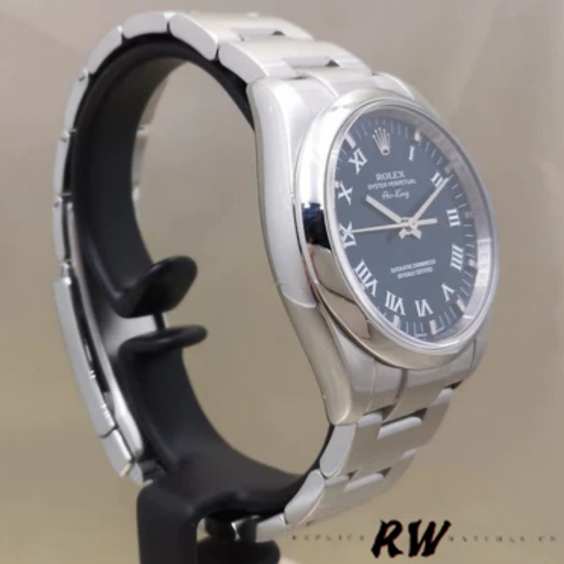 【Super Clone】Rolex Oyster Perpetual Air-King 114200 Blue Dial 34mm Unisex Replica Watch