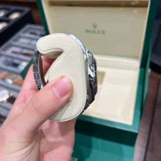 【Super Clone】RLX Land-Dweller 127334-0001 White Honeycomb Dial White Rolesor Jubilee Bracelet 40mm