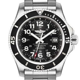 【Super Clone】Breitling Superocean II 44 Black Dial Steel Men's Watch A17392D7 B1A1
