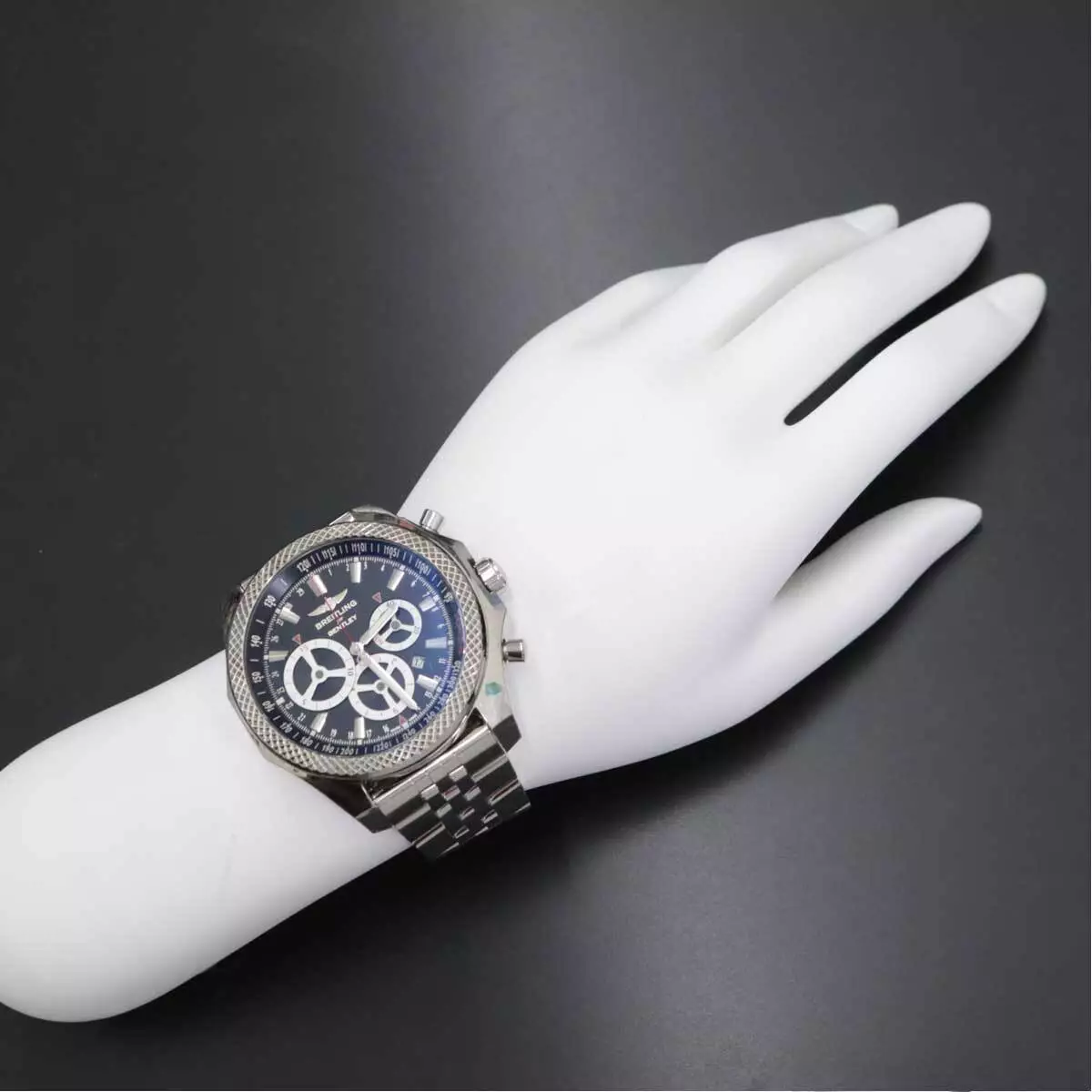 【Super Clone】BREITLING Bentley Bernart Racing A25366 Black Dial Mens Watch 90208147