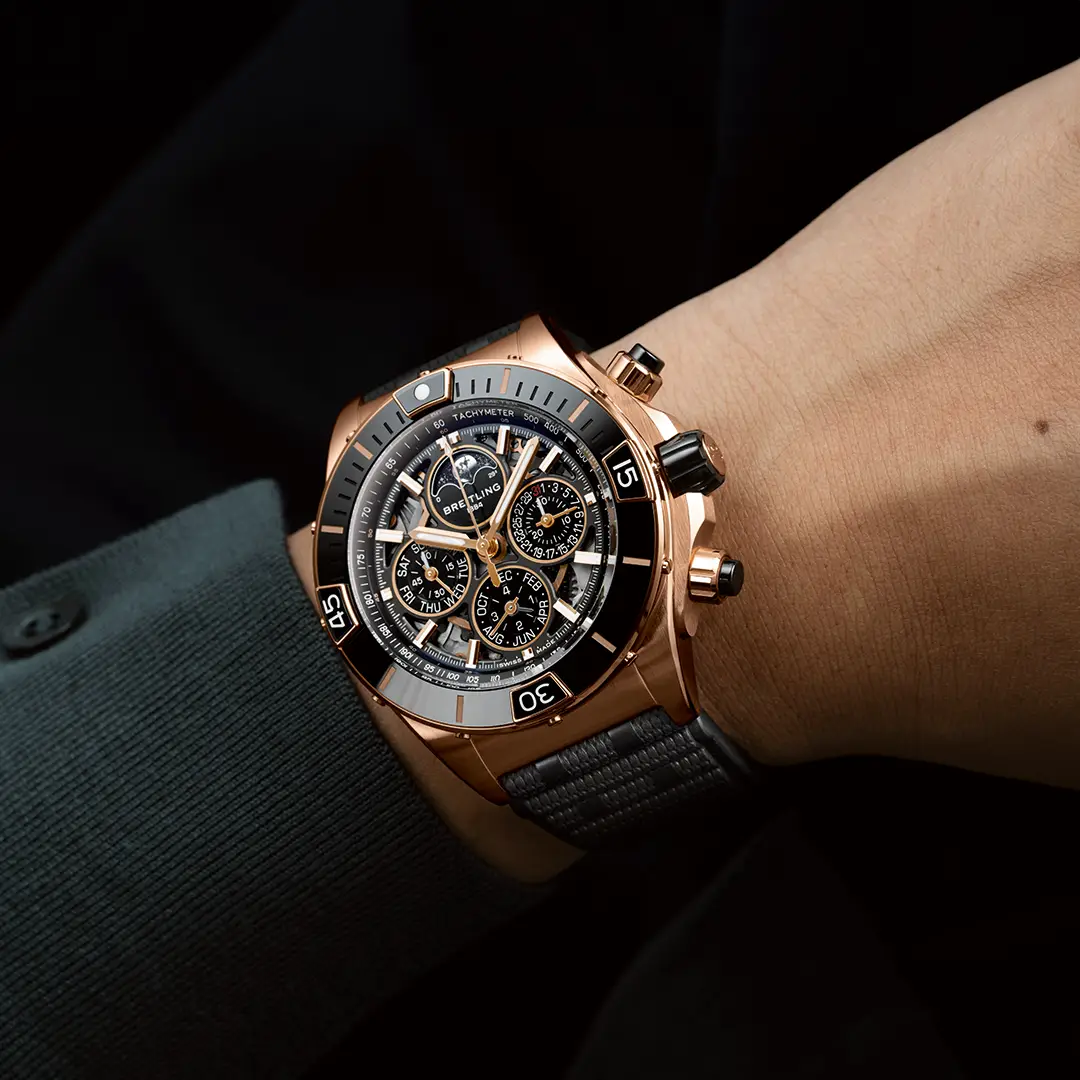 【Super Clone】Breitling Super Chronomat B19 44 Perpetual Calendar 140th Anniversary RB19301A1G1S1