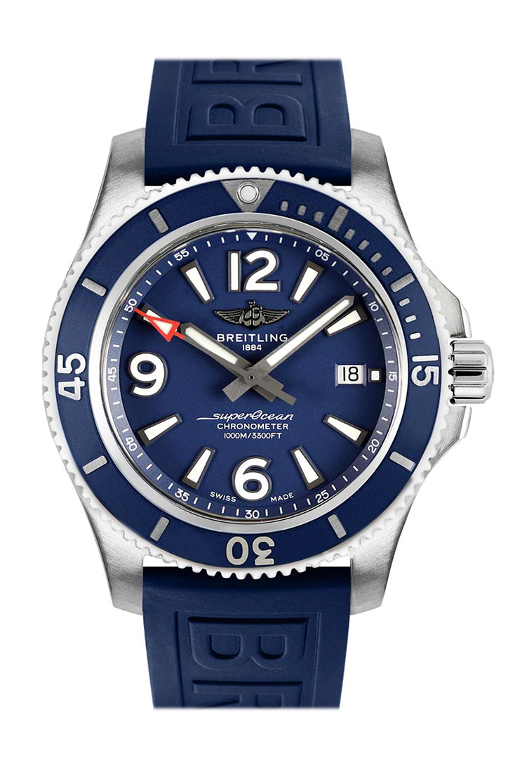 【Super Clone】Breitling Superocean 44 Blue Rubber A17367D81 C1S1