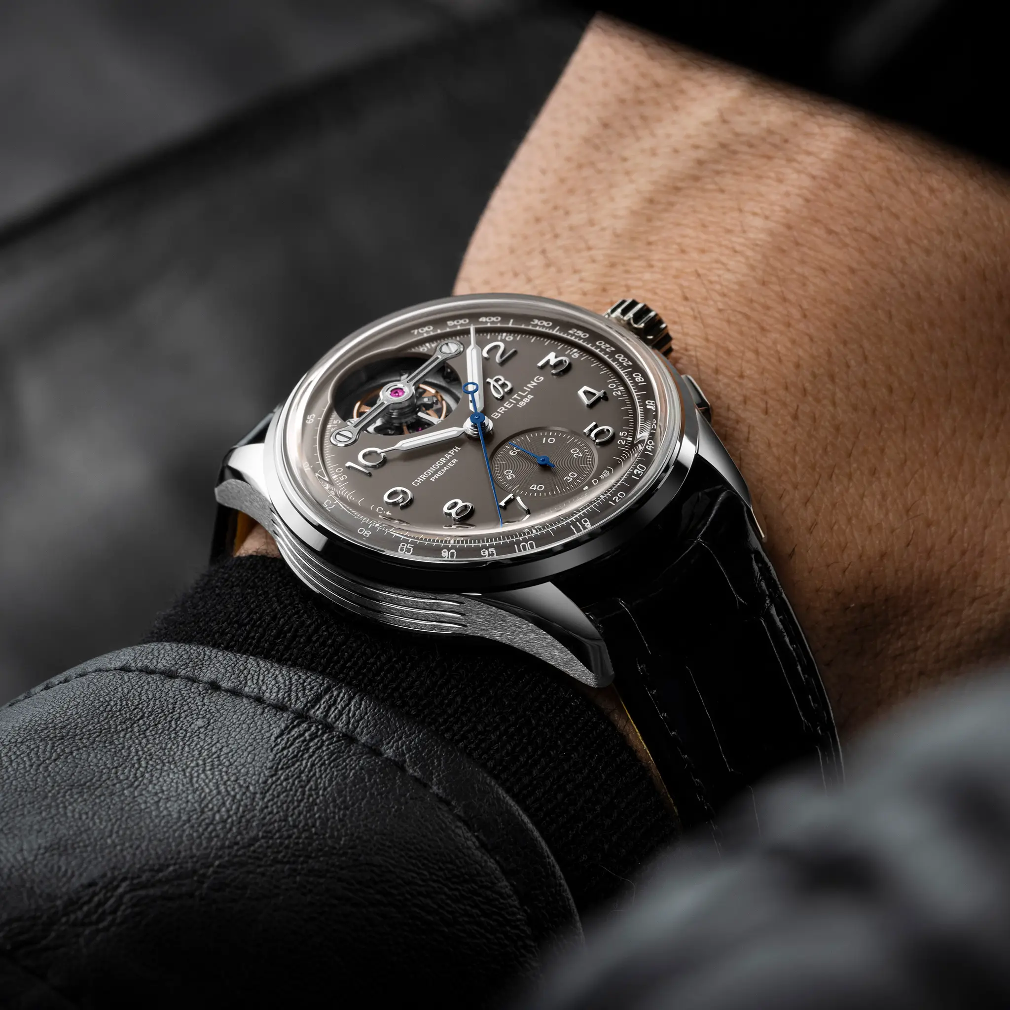 【Super Clone】Breitling Premier B21 Chronograph Tourbillon 42mm JB2120A61B1P1