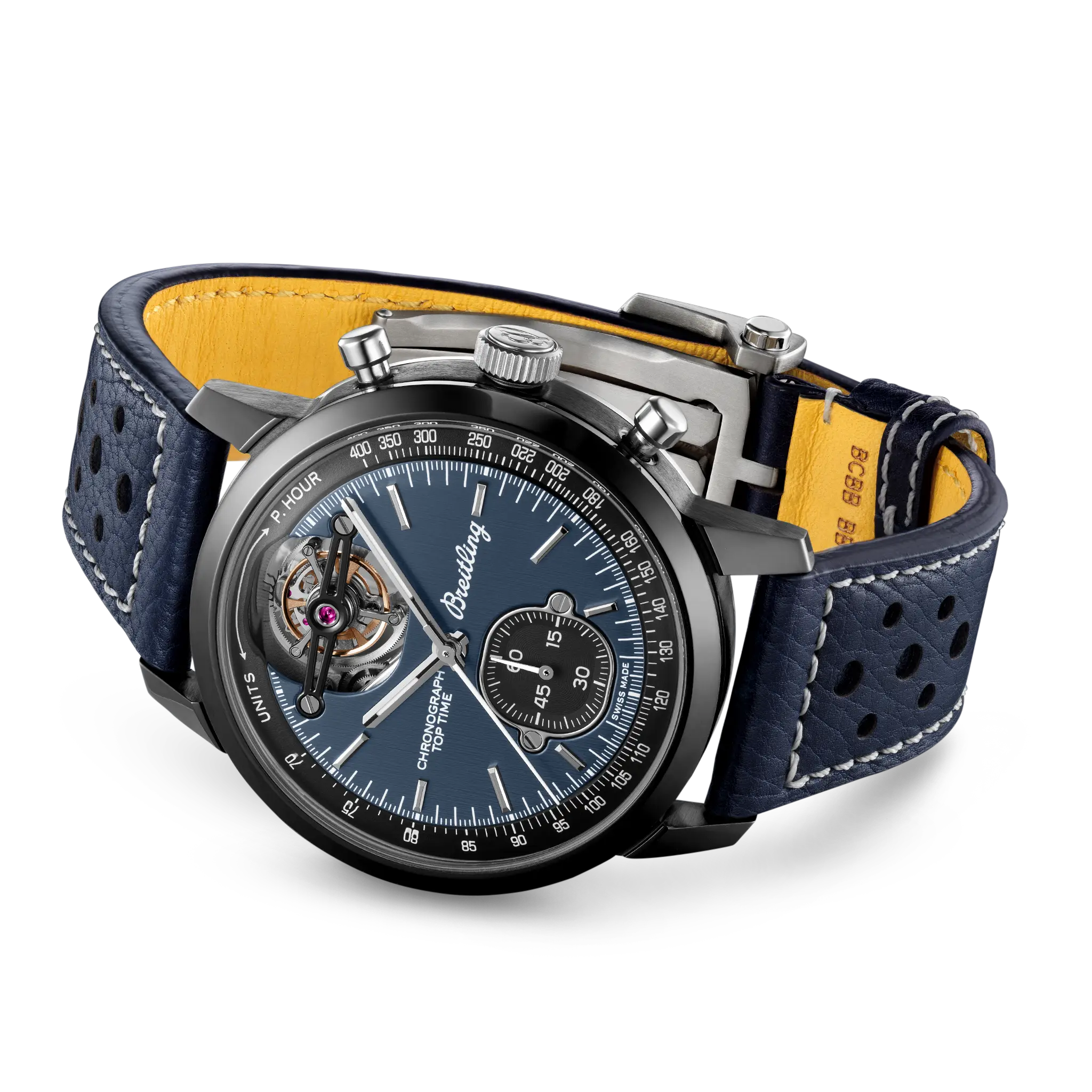 【Super Clone】Breitling Top Time B21 Shelby Cobra Tourbillon 44mm SB21251A1C1X1