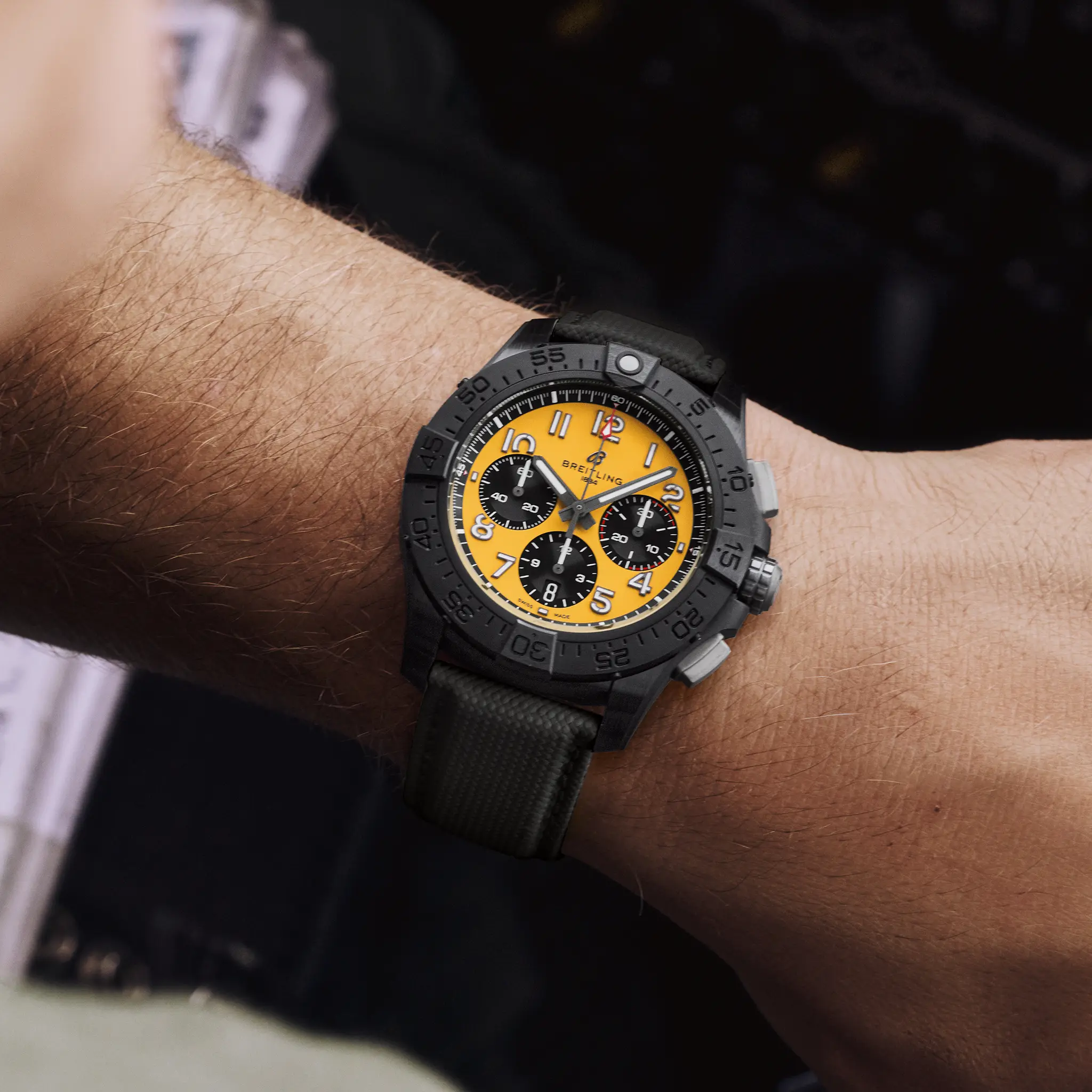 【Super Clone】Breitling Avenger B01 Chronograph 44mm Night Mission SB0147101I1X2