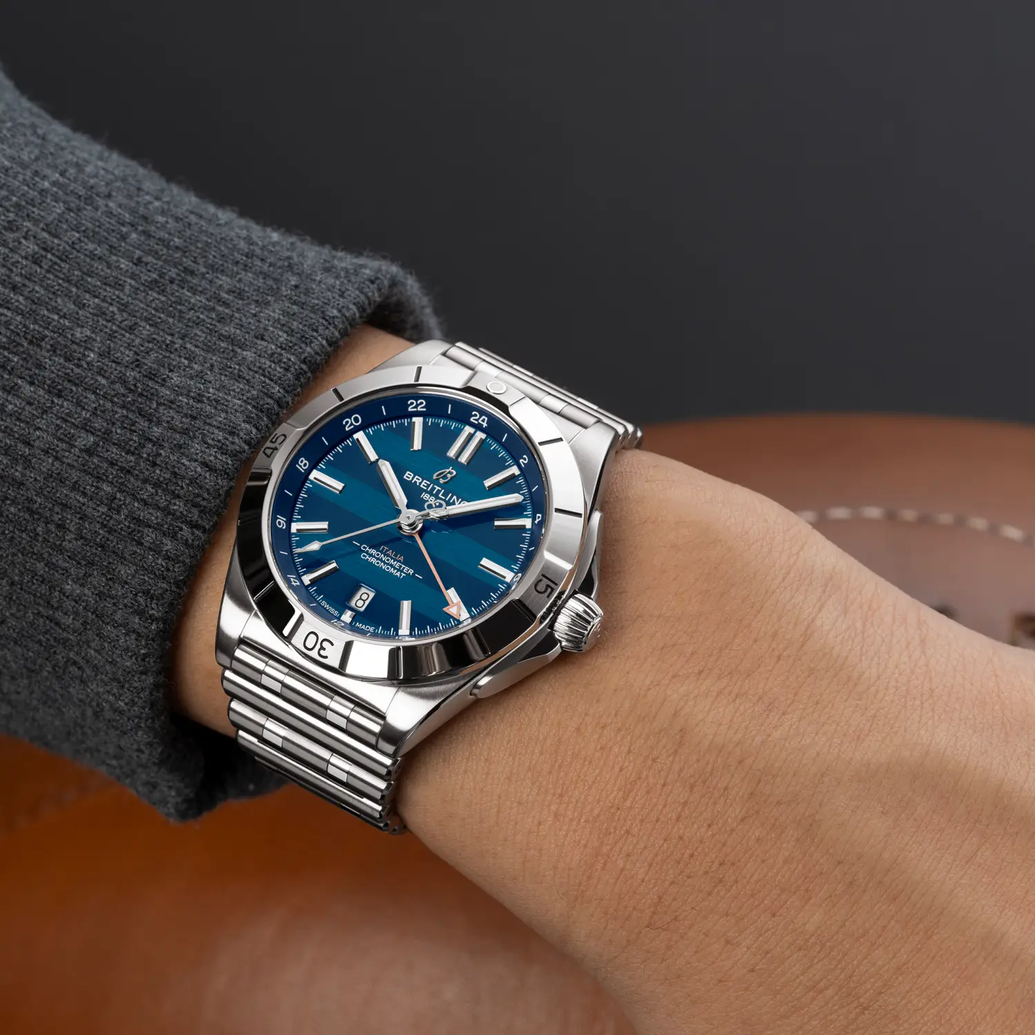 【Super Clone】Breitling Chronomat Automatic GMT 40 Six Nations Italy A323981C1C1A1