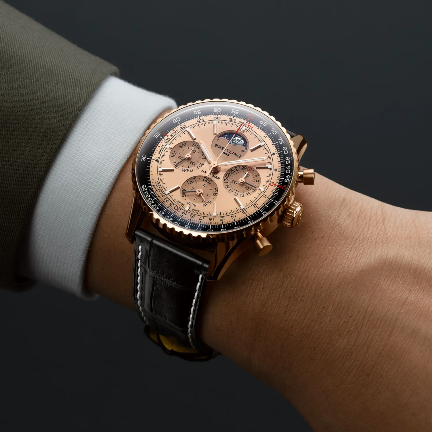 【Super Clone】Breitling Navitimer B19 Chronograph 140th Anniversary 43mm RB19101A1H1P1
