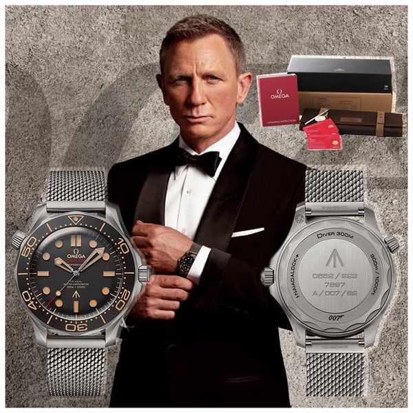 【Super Clone】Omega 210.90.42.20.01.001 Seamaster Diver Co-Axial-Master ‘’007’’- New