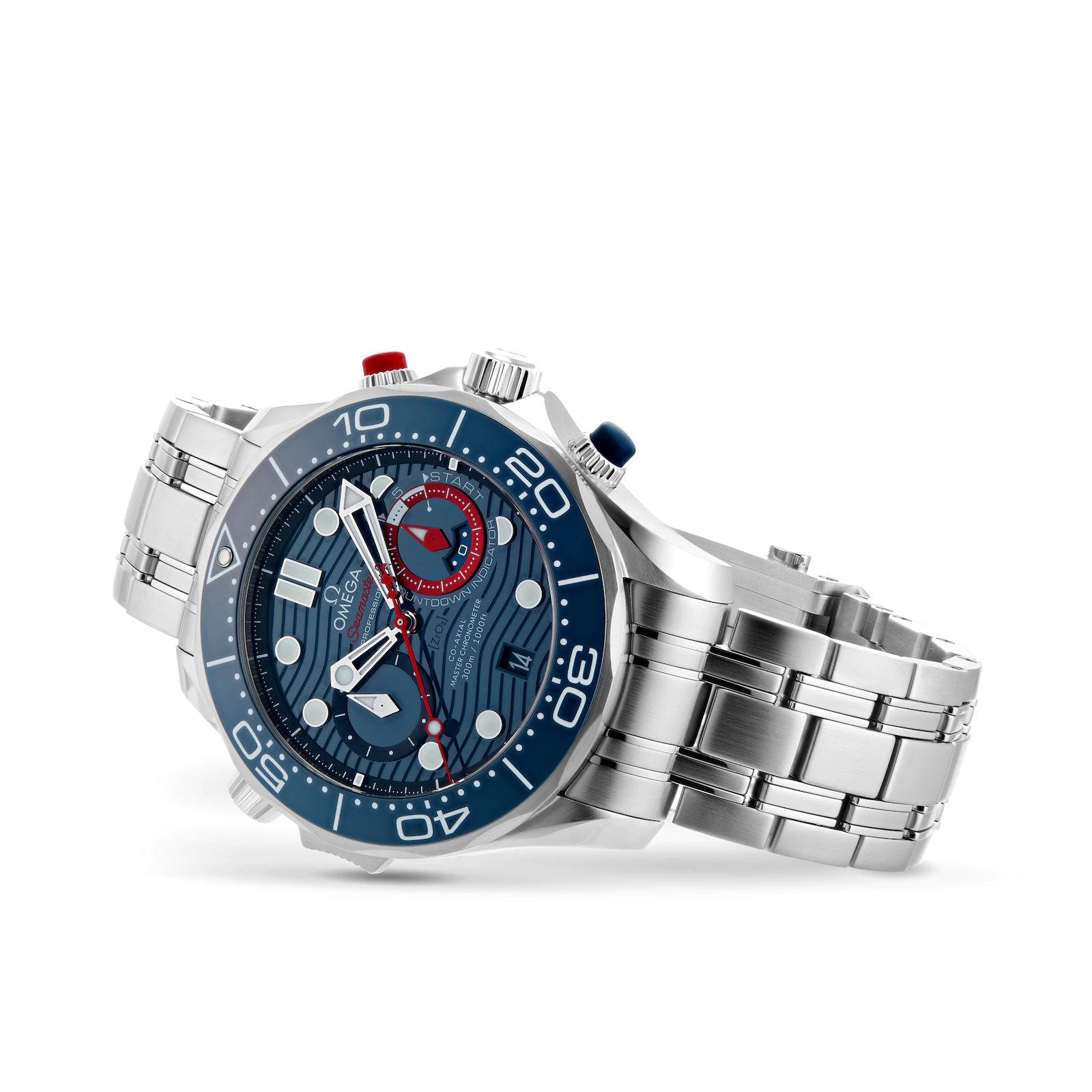 【Super Clone】OMEGA DIVER 300M CO‐AXIAL MASTER CHRONOMETER CHRONOGRAPH 44 MM America's Cup