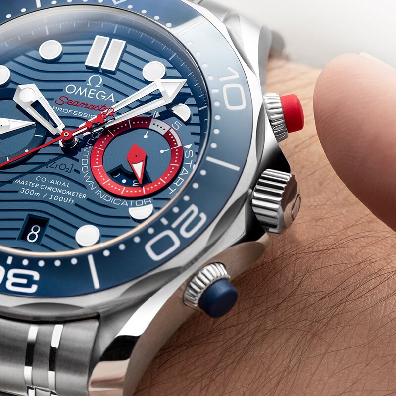 【Super Clone】OMEGA DIVER 300M CO‐AXIAL MASTER CHRONOMETER CHRONOGRAPH 44 MM America's Cup