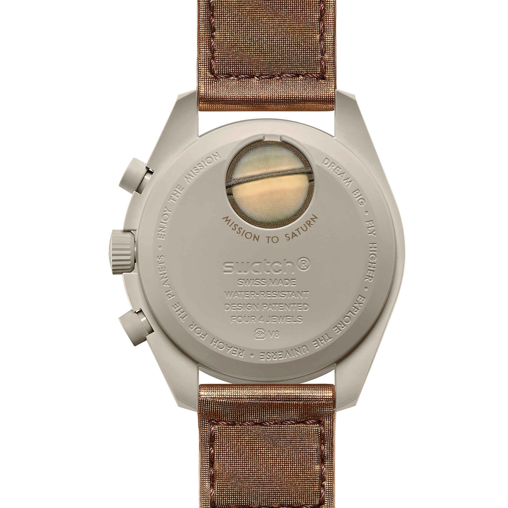【Super Clone】Swatch x Omega SO33T100 Bioceramic Moonswatch Mission to Saturn