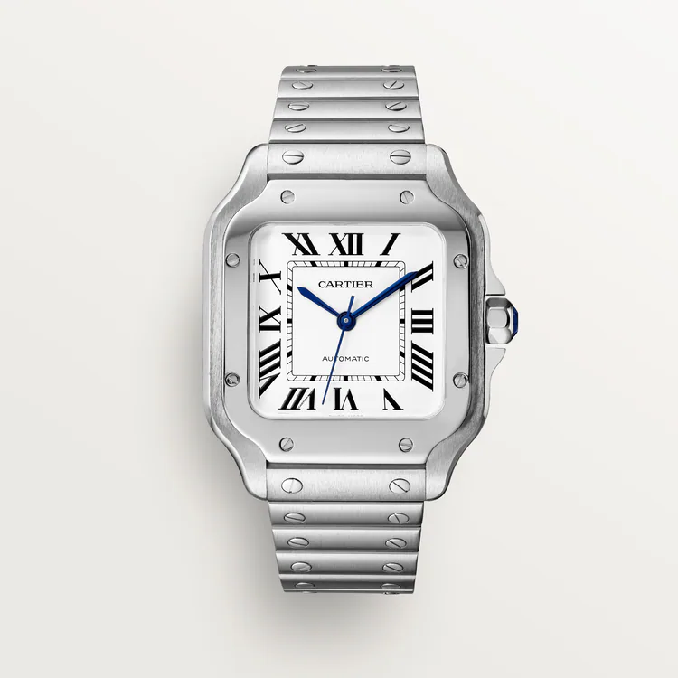【Super Clone】SANTOS Classic Silver 39mm