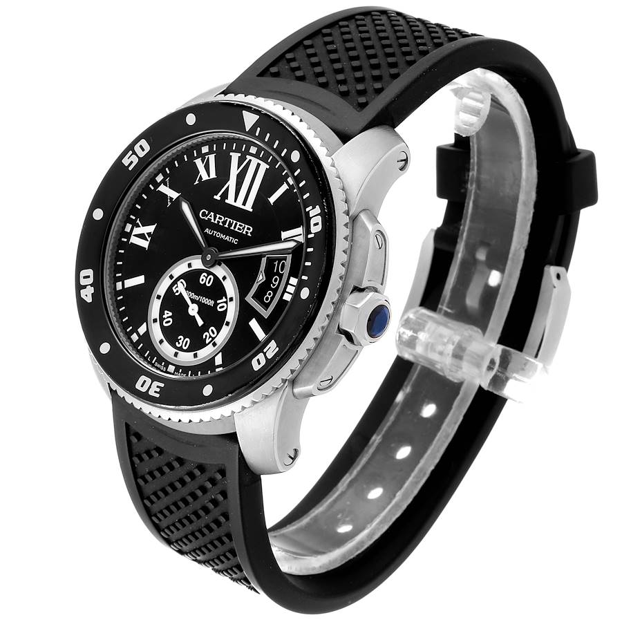 【Super Clone】Calibre Diver Black Rubber 42mm
