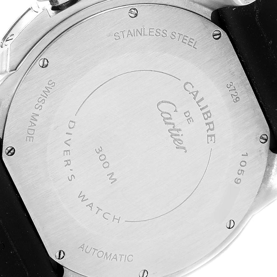 【Super Clone】Calibre Diver Black Rubber 42mm