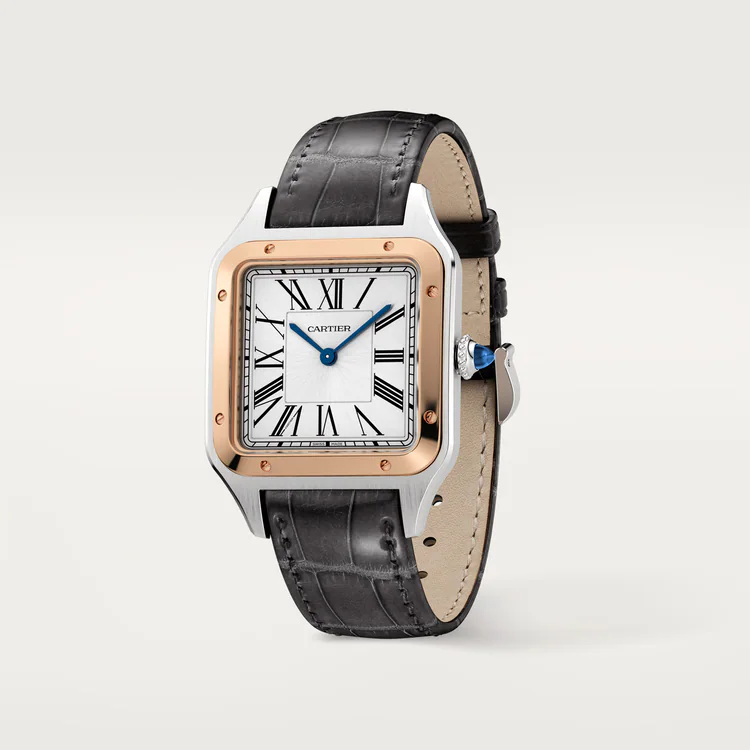 【Super Clone】SANTOS-DUMONT RoseGoldMix 38mm