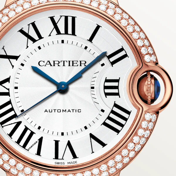 【Super Clone】BALLON BLEU Diamond Rose Gold 36mm