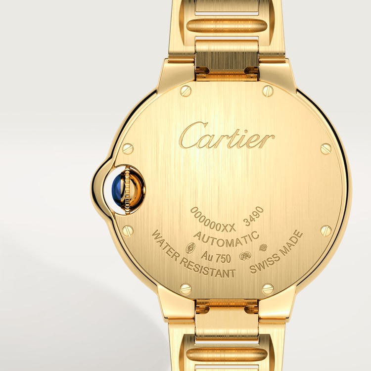 【Super Clone】BALLON BLEU Diamond Yellow Gold 33mm