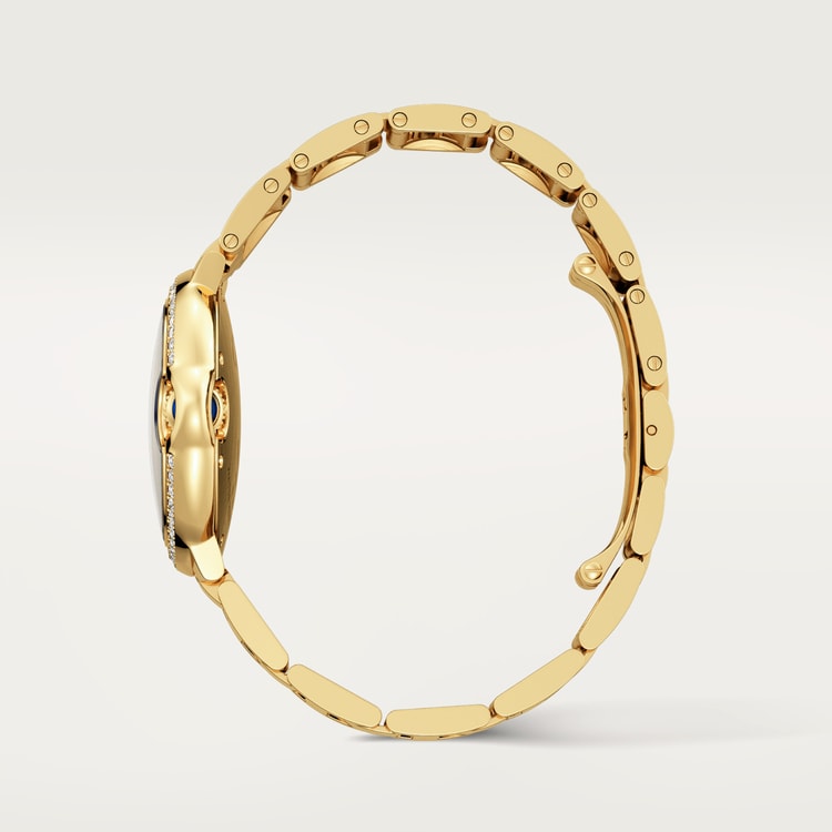 【Super Clone】BALLON BLEU Diamond Yellow Gold 33mm