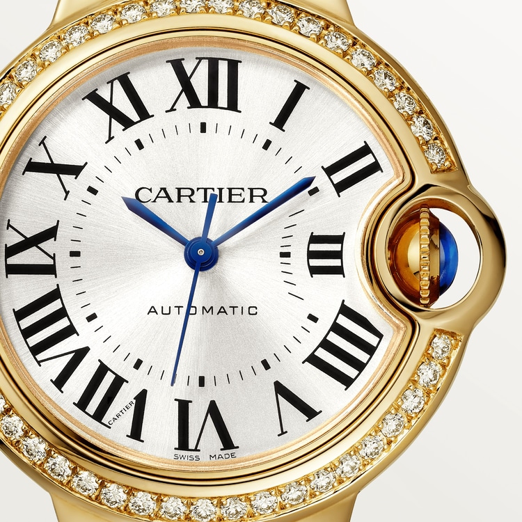 【Super Clone】BALLON BLEU Diamond Yellow Gold 33mm