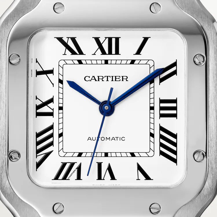 【Super Clone】SANTOS Classic Silver 35mm