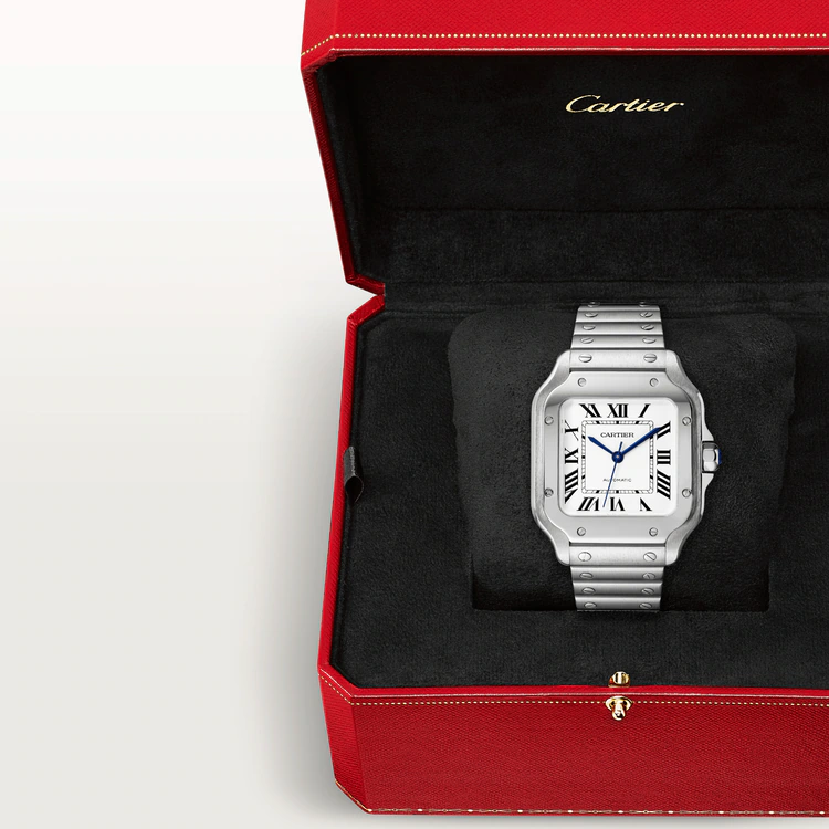 【Super Clone】SANTOS Classic Silver 35mm