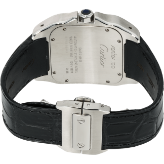 【Super Clone】SANTOS 100 Silver Gray 38mm