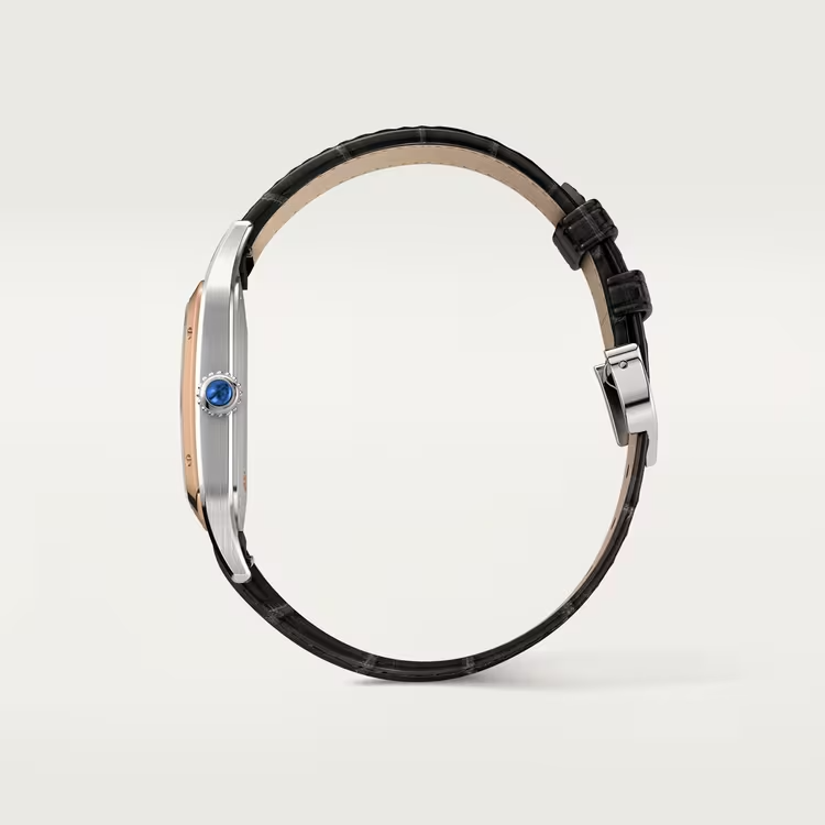 【Super Clone】SANTOS-DUMONT Rose Gold Mix 46mm