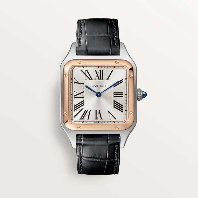 【Super Clone】SANTOS-DUMONT RoseGoldMix 38mm